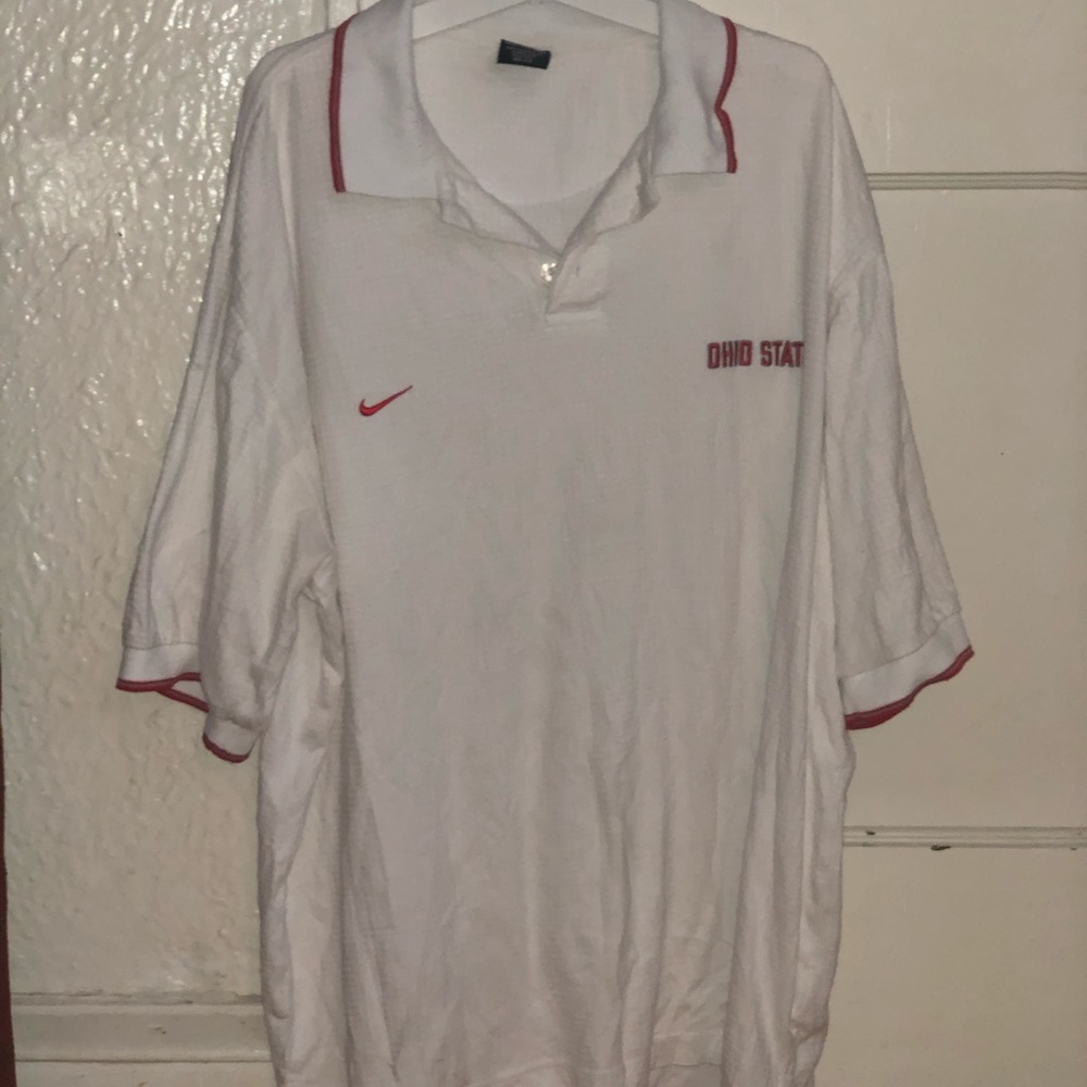 Ohio state bike polo styled shirt